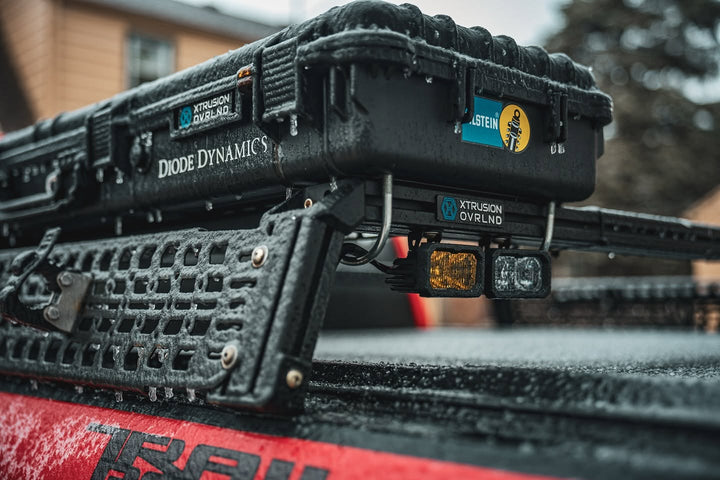 Chevy Silverado &amp; GMC Sierra 1500 Bed Bars | XBRS Low-Profile Truck Bed Cross BarsXtrusion Overland